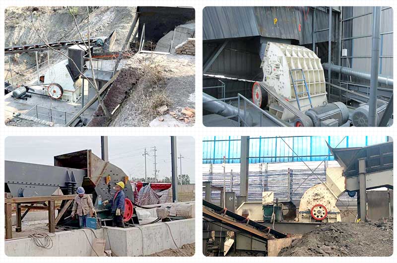 錘石破碎機現場 錘石破碎機現場
