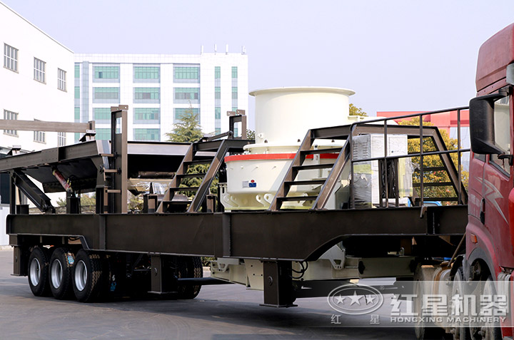 移動石粉制砂機發貨現場，到場即可作業