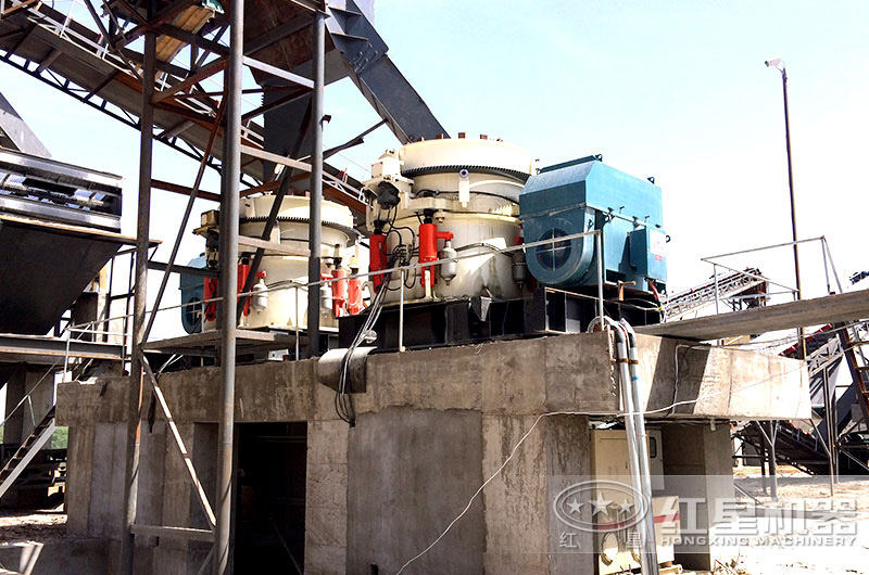 圓錐破產量大，自動化程度高，適合中大型砂石廠